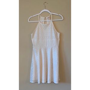 Mossimo Supply Co. White Boho Skater Dress